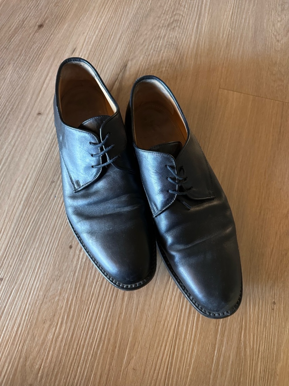 Allen Edmonds Black Leather Derby Shoes